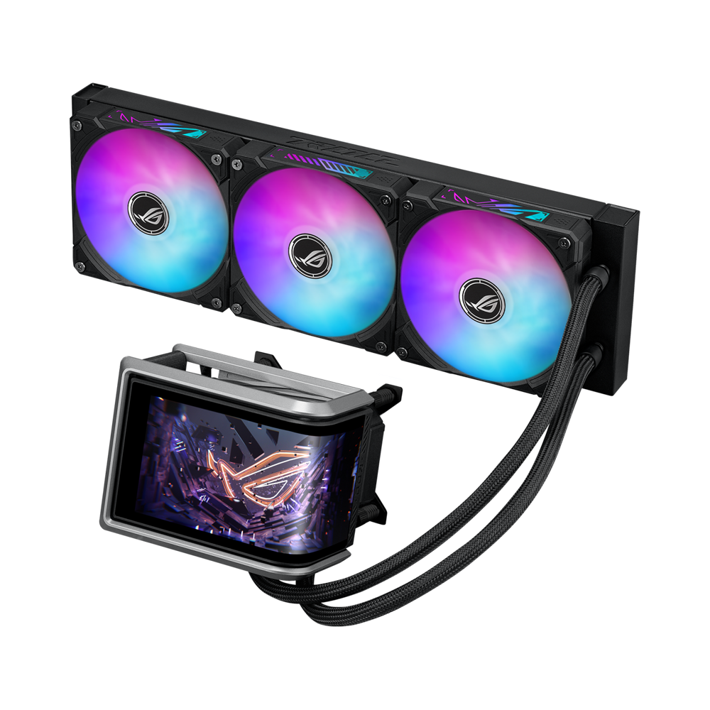ASUS ROG RYUO IV 360 ARGB AIO Liquid Cooler - Black
