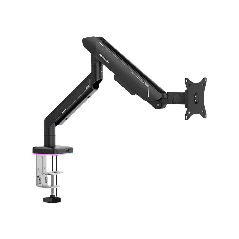 AndaSeat Stealth Pro II RGB A9X Single Monitor Arm -Black
