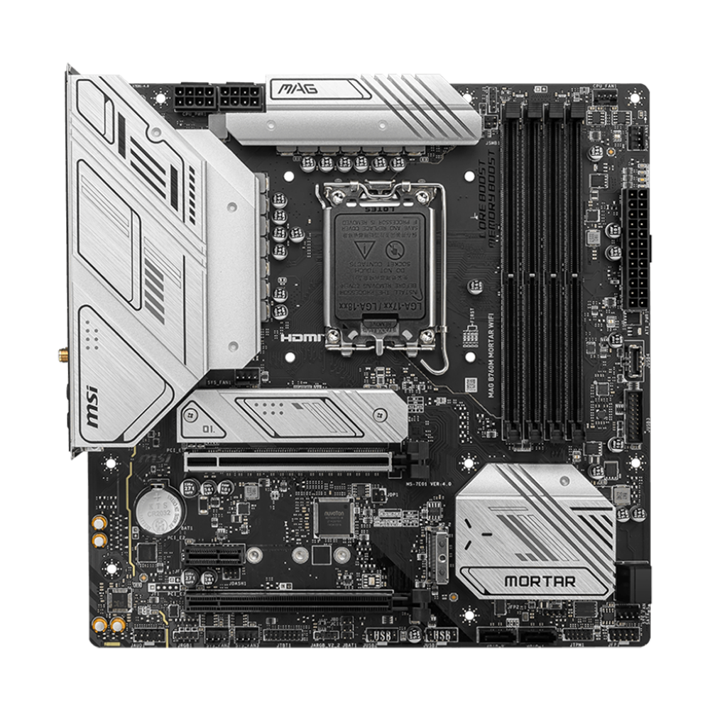 MSI MAG B760M MORTAR WIFI DDR5 mATX Motherboard - Black