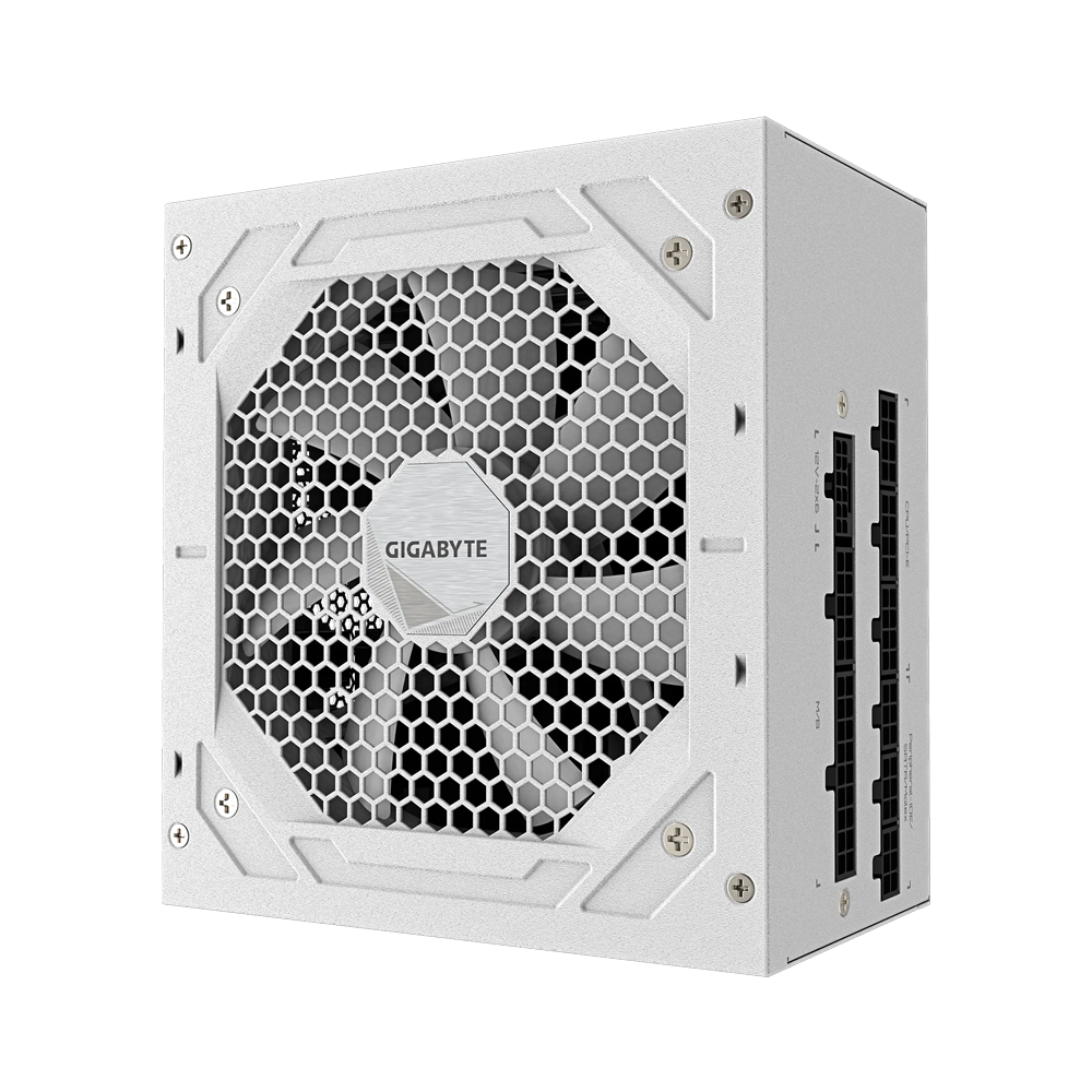 GIGABYTE UD850GM 850W PG5 V2 Fully modular PCIe 5.1 ATX 3.1 ICE 80 Plus Gold Power Supply Unit - White
