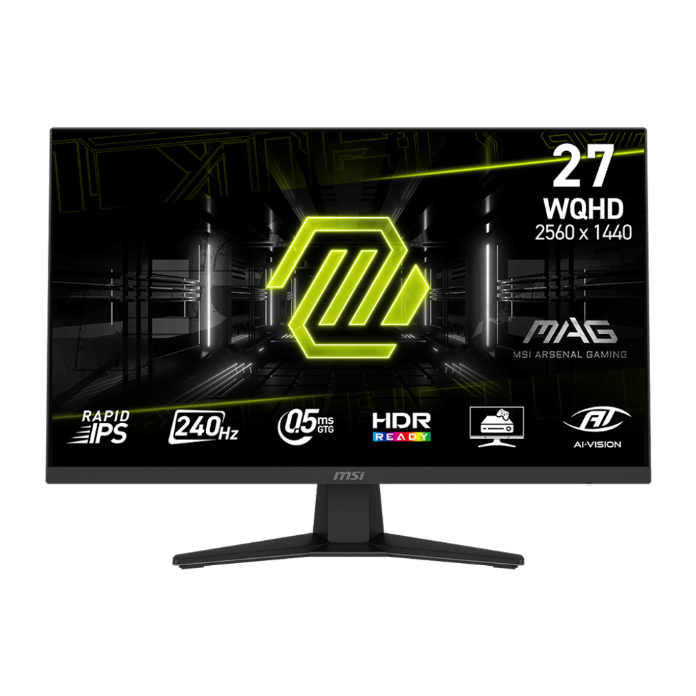 MSI MAG 274QF X24 - 27 Inch 240Hz WQHD HDMI 0.5ms IPS Gaming Monitor - Black