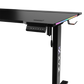 XYZ Pro-X Gaming Desk RGB - Black (ELECTRIC HEIGHT ADJUSTABLE)