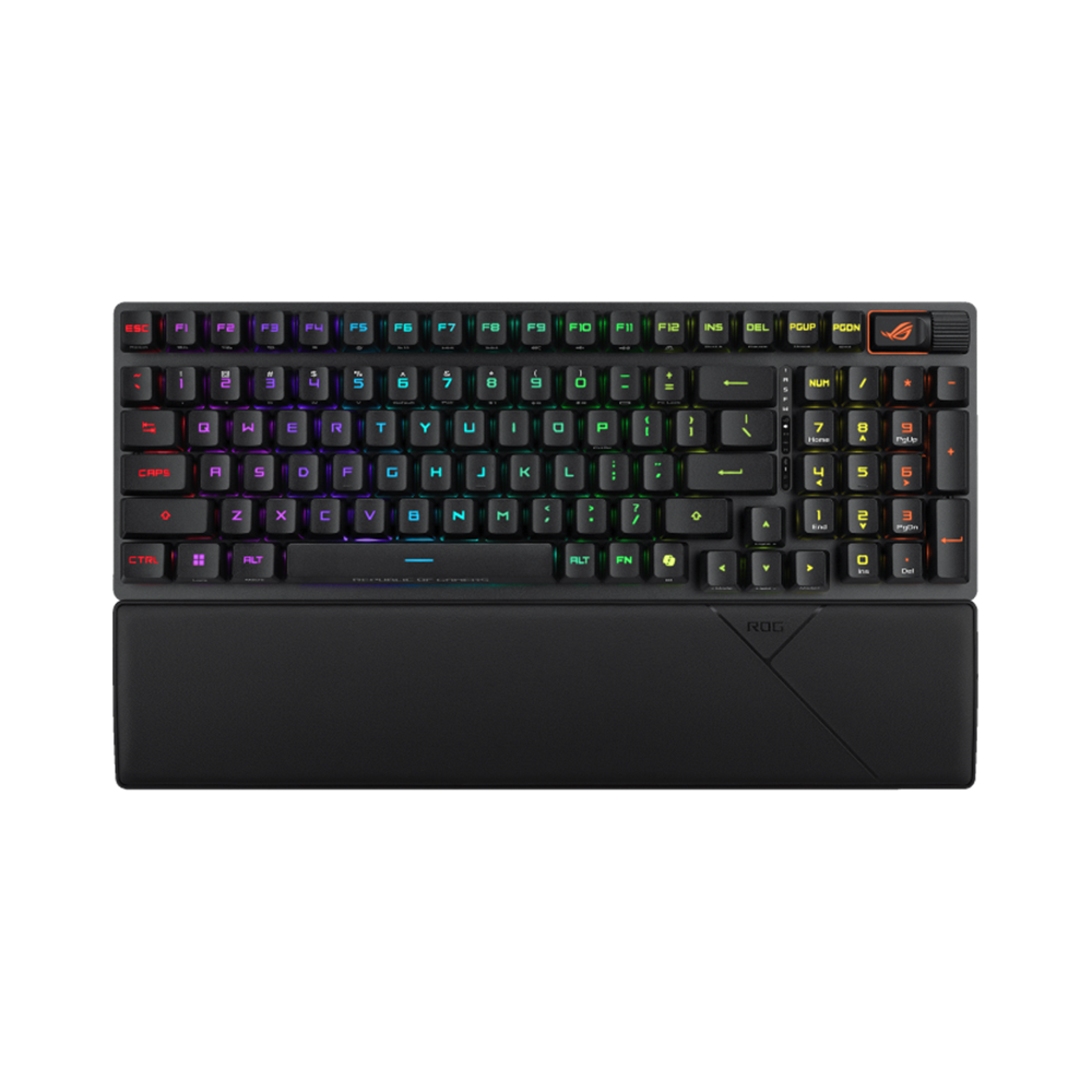ASUS X902 SCOPE II 96 RX Wireless ABS Keycaps Gaming Keyboard Arabic - Black