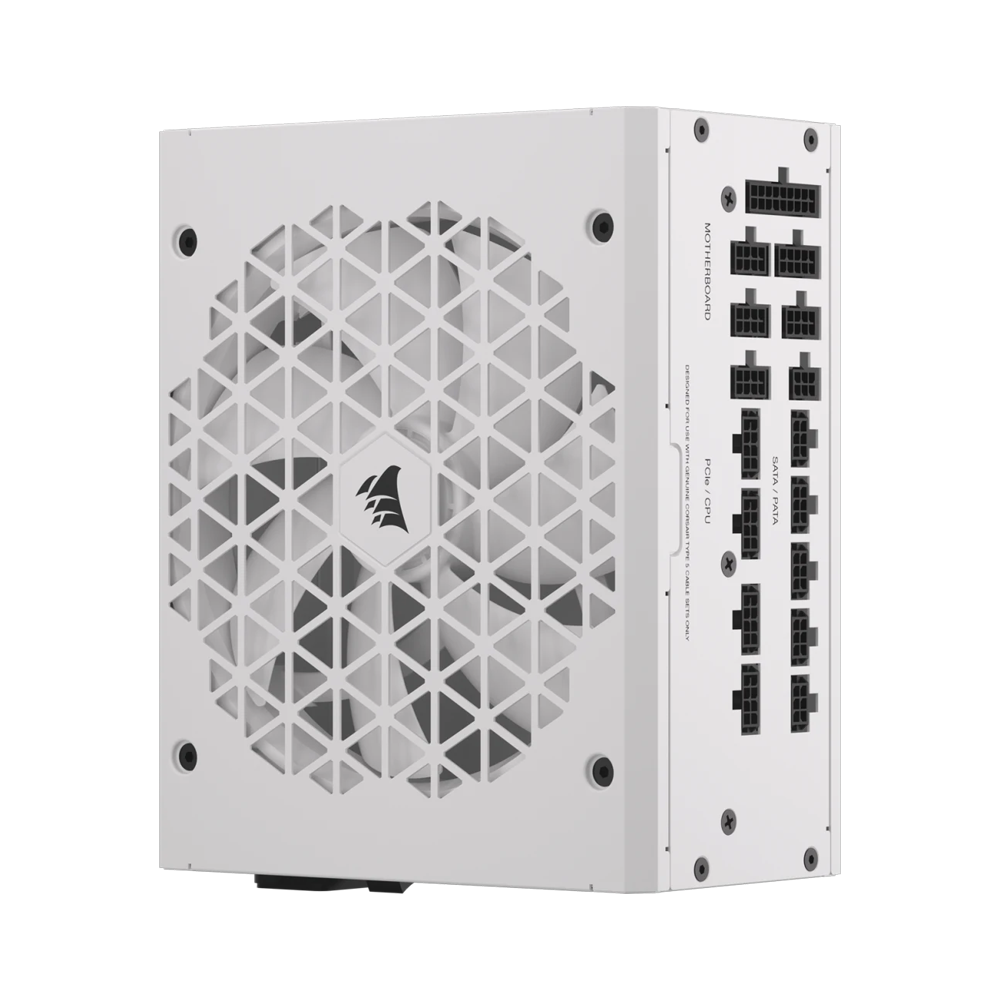 CORSAIR RM1200x 1200W 80 Plus Gold Shift Fully Modular Low Noise Side Connectors Power Supply - White