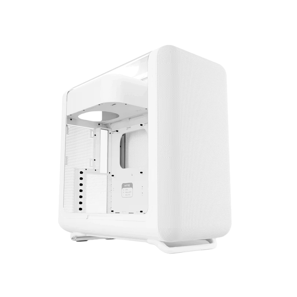HYTE X50 ATX Case with Tempered Glass Side Panel Snow White