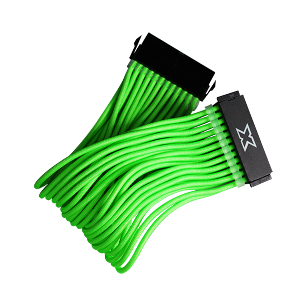 Xigmatek icable MB 24P Extension Cable - Green