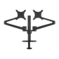 Gamvity ErgoView Pro Dual Monitor Arm – 360° Swivel Desk Mount (32")