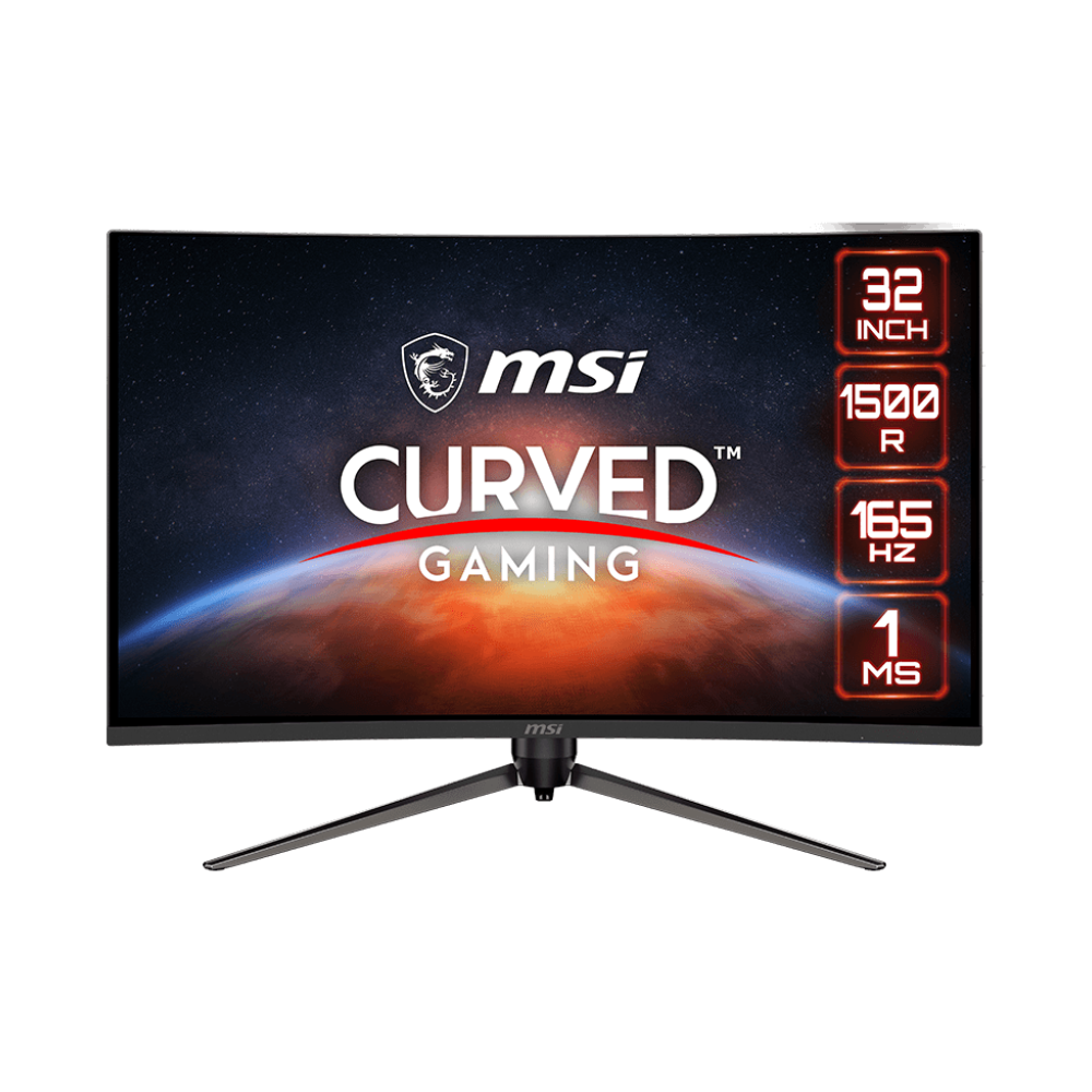 MSI Optix AG321CR 31.5" 1920x1080 (FHD) 165Hz 1500R Curved Gaming Monitor - Black