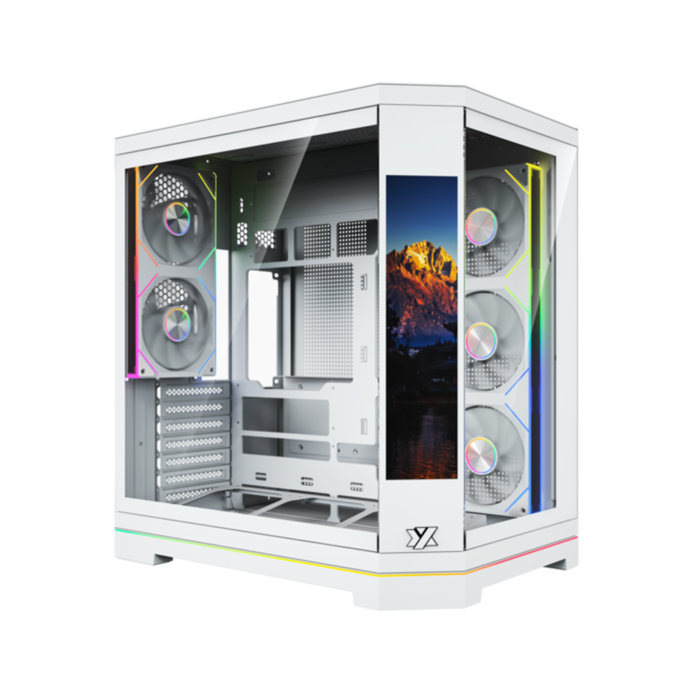 XYZ NEUTRON X PRO LCD ATX Case - White
