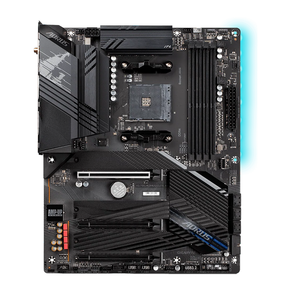 GIGABYTE X570S AORUS ELITE AX (rev. 1.1) DDR4 Motherboard - Black