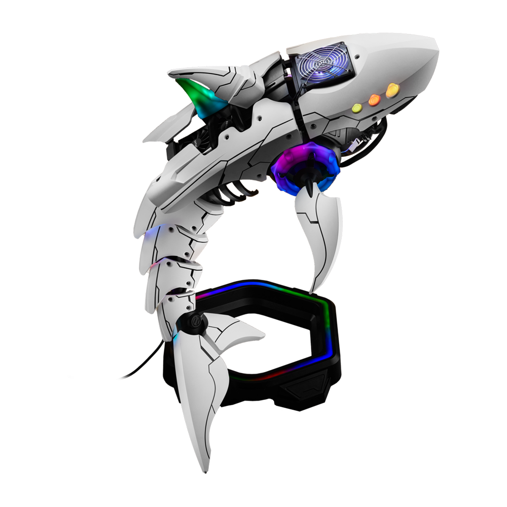 COOLER MASTER Shark X Gaming Case - White/Black