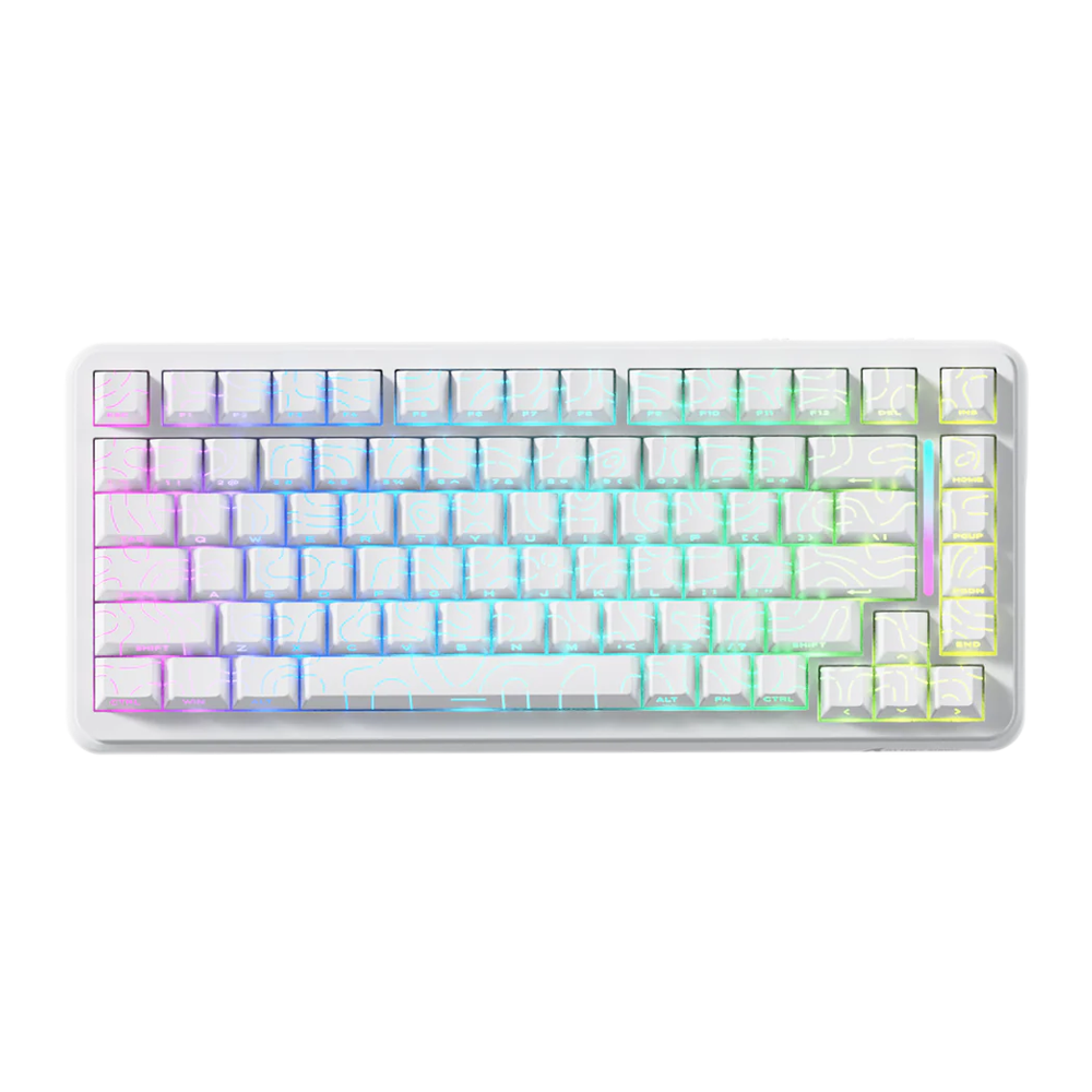 ATTACK SHARK X82PRO HE Magnetic Switch Wireless Gaming Keyboard - White