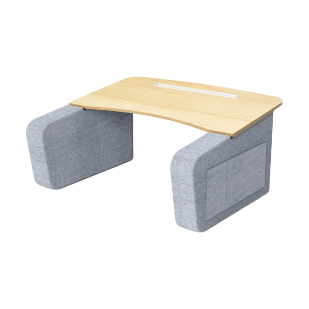 Gamvity Lap Desk Fs-12 - Bule+light Wood