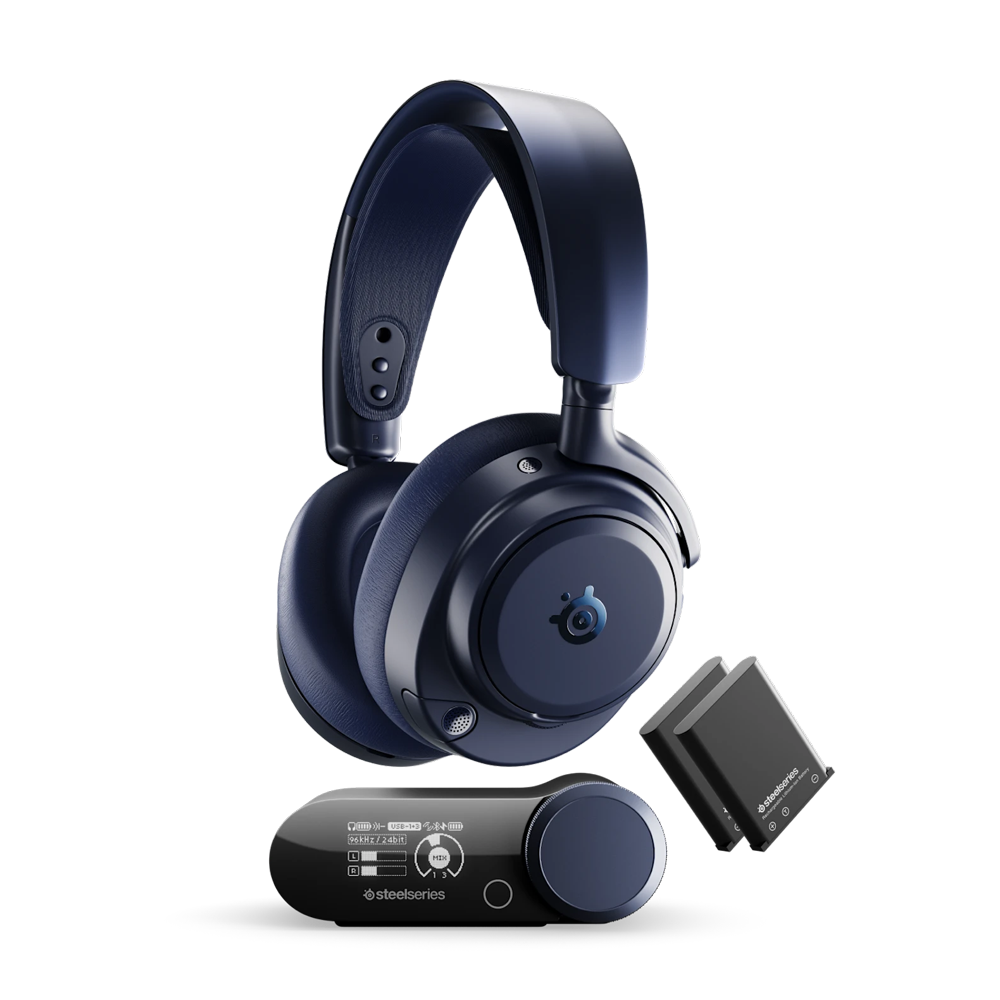 SteelSeries ARCTIS NOVA PRO OMNI Wireless Gaming Headset - Midnight Blue
