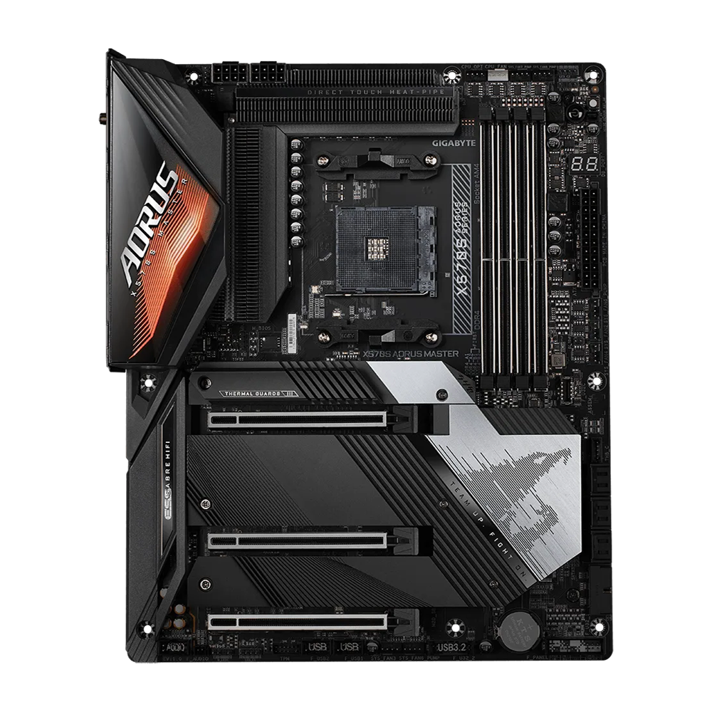 GIGABYTE X570S AORUS MASTER AMD ATX Motherboard - Black
