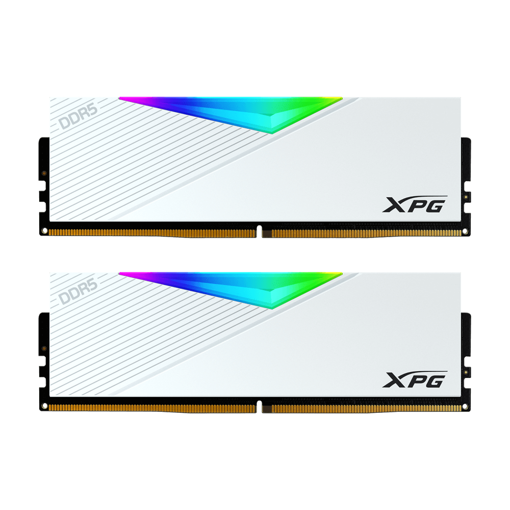 XPG Lancer RGB - 32GB (2x16GB) DDR5 6400Mhz - Gaming Memory - White
