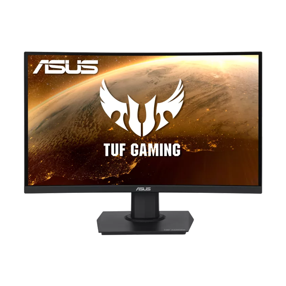ASUS TUF GAMING VG24VQE 23.6 Inch 165Hz FHD HDMI 1.4 1ms Curved Gaming Monitor - Black