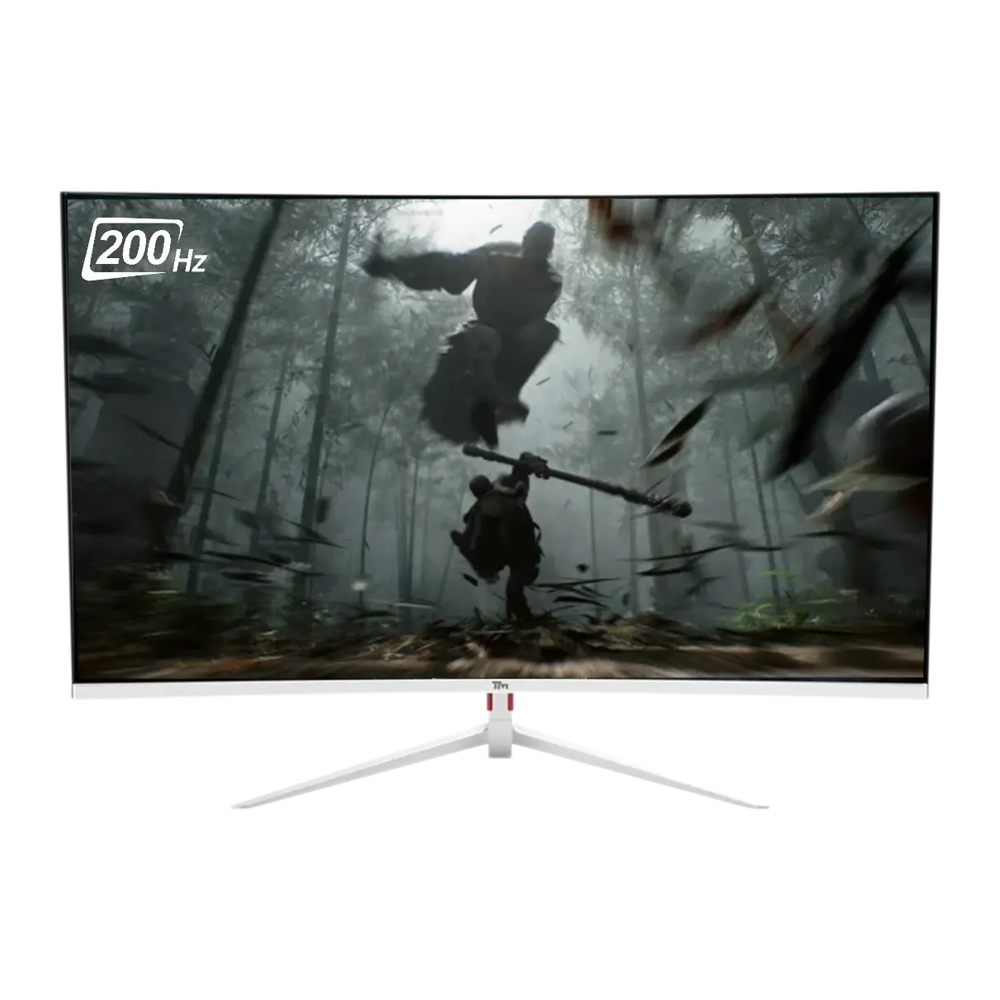 Twisted Minds 23.6" FHD VA - 200HZ 0.5 1MS Curved Gaming Monitor - White