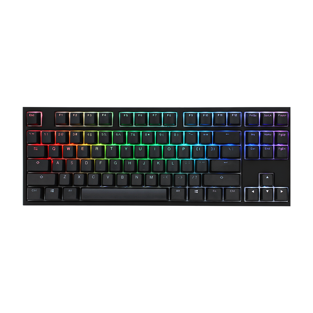 DUCKY One 2 TKL RGB Cherry MX Blue Switch Keyboard