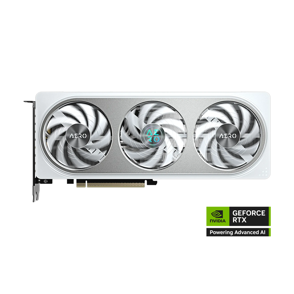 GIGABYTE Nvidia Geforce RTX 5060 Ti AERO OC 8GB Graphics Card - White