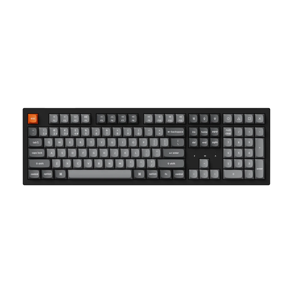 Keychron K10 Max QMK 100% Wireless RGB Mechanical Gaming keyboard (RGB Backlight Hot-Swappable) - Black