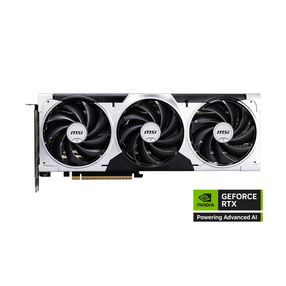MSI Nvidia GeForce RTX 5060 Ti 16GB VENTUS 3X OC Graphics Card - Black