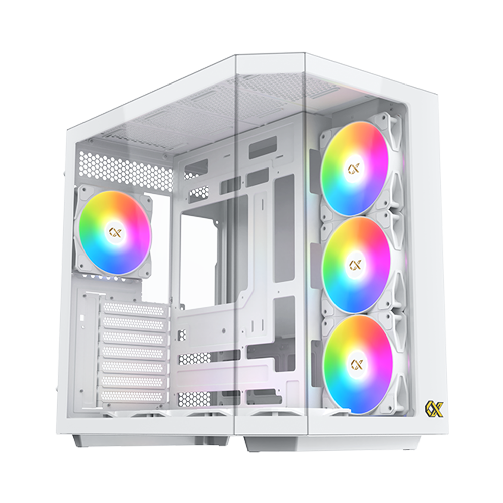 XIGMATEK CUBI II ARCTIC Type C ATX Case - White