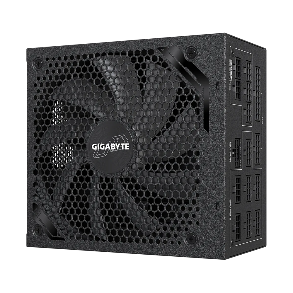 GIGABYTE UD1300GM 1300W PG5 Fully Modular PCIe 5.1 ATX 3.1 80 Plus Gold Power Supply Unit - Black
