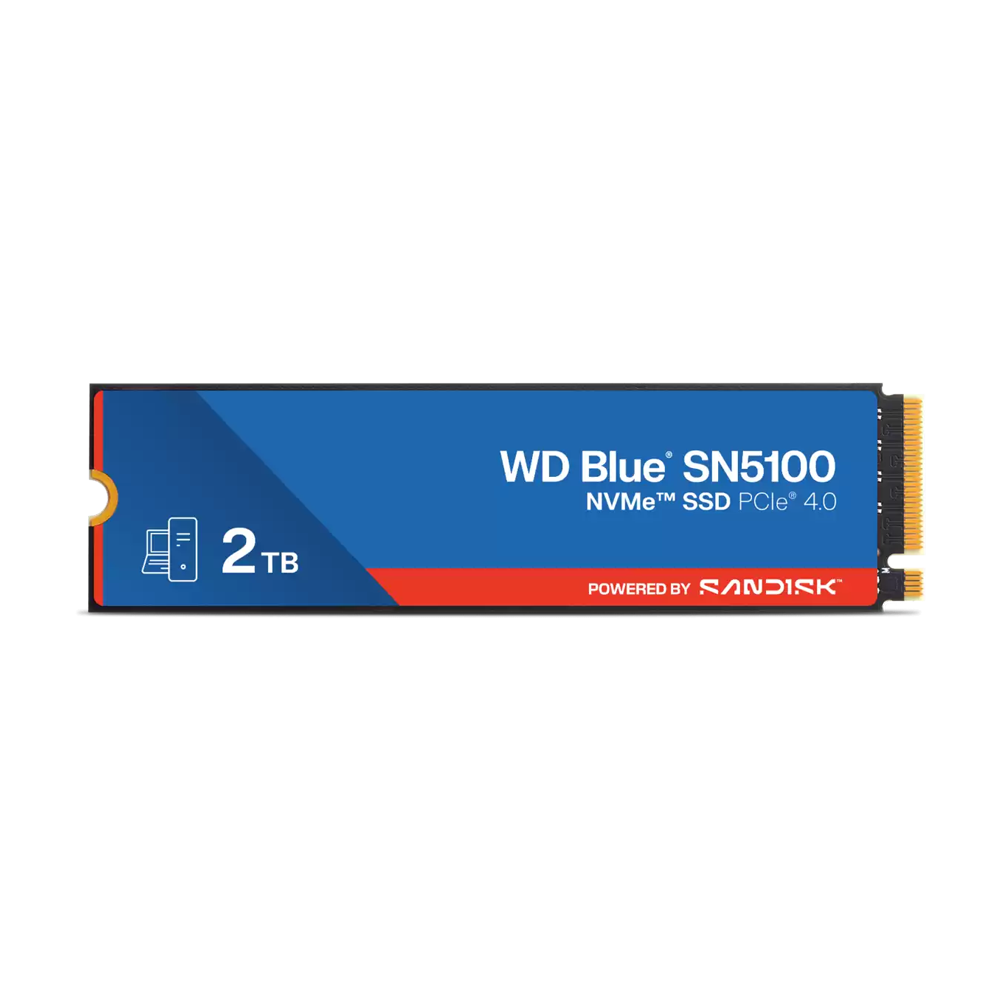 WD SanDisk SN5100 M.2 2280 PCIe GEN4X4 NVMe SSD (R:7,100 MB/s W:6,700 MB/s) - 2TB