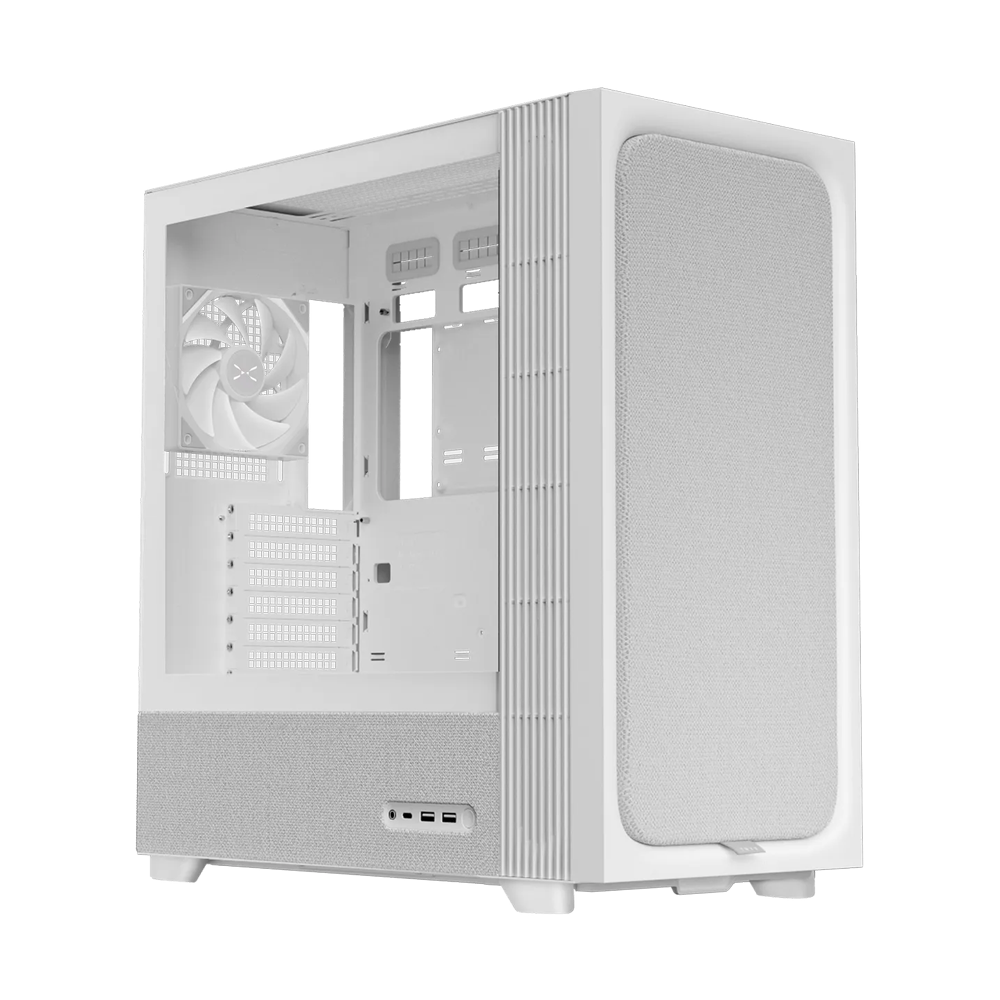 TRYX FLOVA F50 Mid Tower ATX Case - White