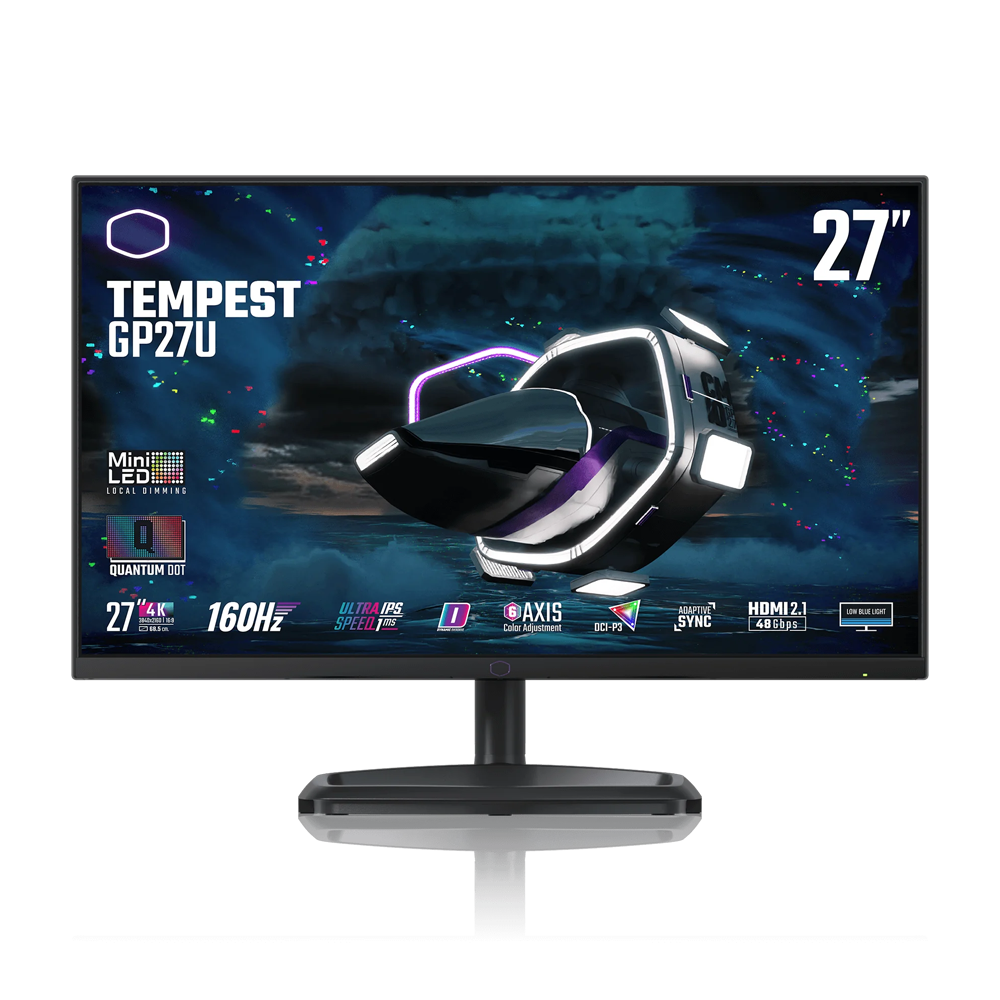 COOLER MASTER GP27-FUS 27 Inch 4K Ultra-IPS UHD 160Hz Gaming Monitor - Black