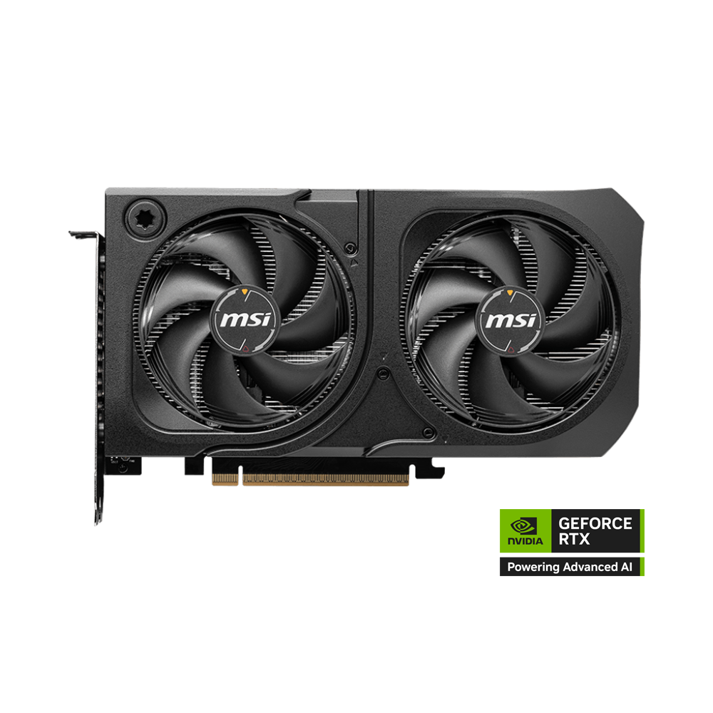 MSI Nvidia GeForce RTX 5060 Ti 16GB SHADOW 2X OC PLUS Graphics Card - Black