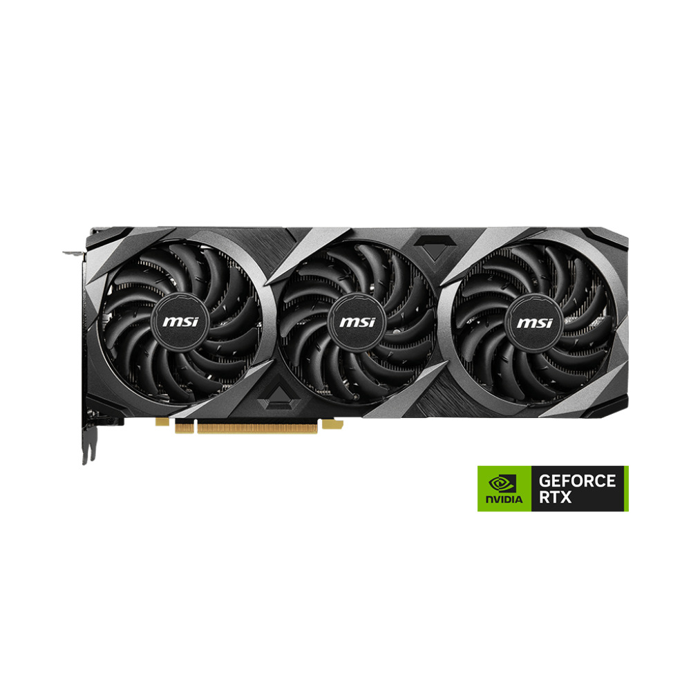 MSI NVIDIA GEFORCE RTX 3080 Ti Ventus 3X 12GB OC Graphics Card - Black