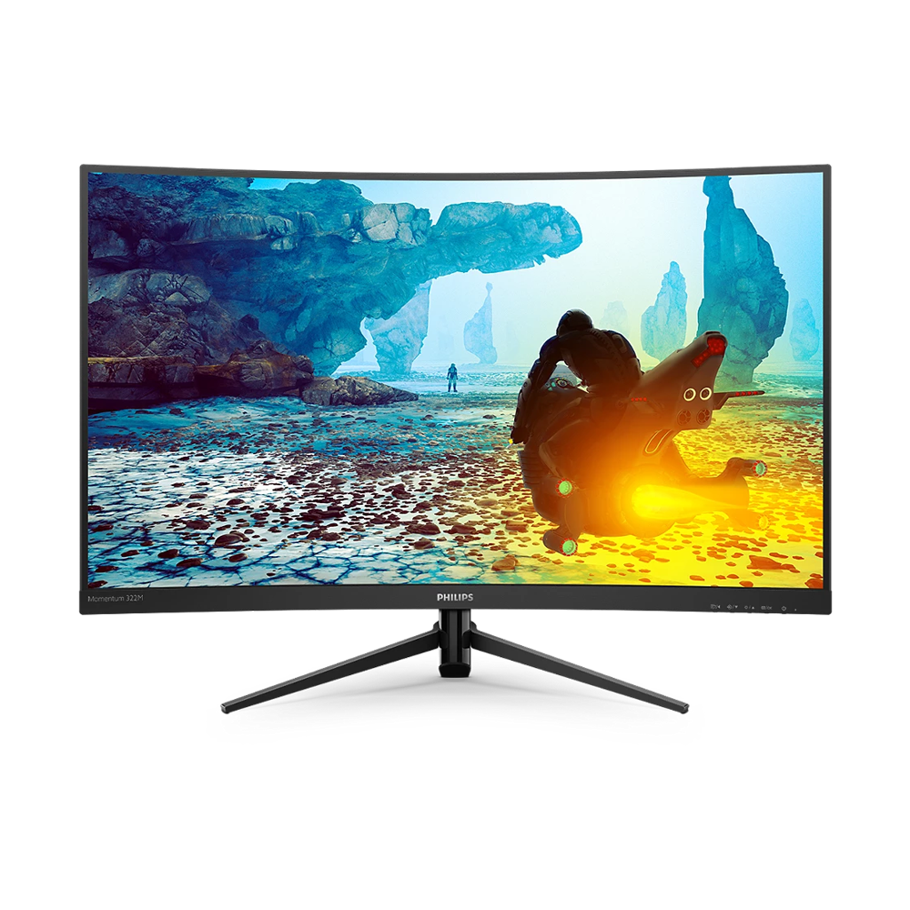 PHILIPS 32 Inch 322M8CZ Full HD 165Hz,VA,1ms  Curved Gaming Monitor - Black
