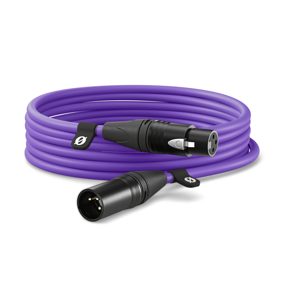 RODE XLR6M-G PREMIUM XLR CABLE (6M/20FT) - PURPLE