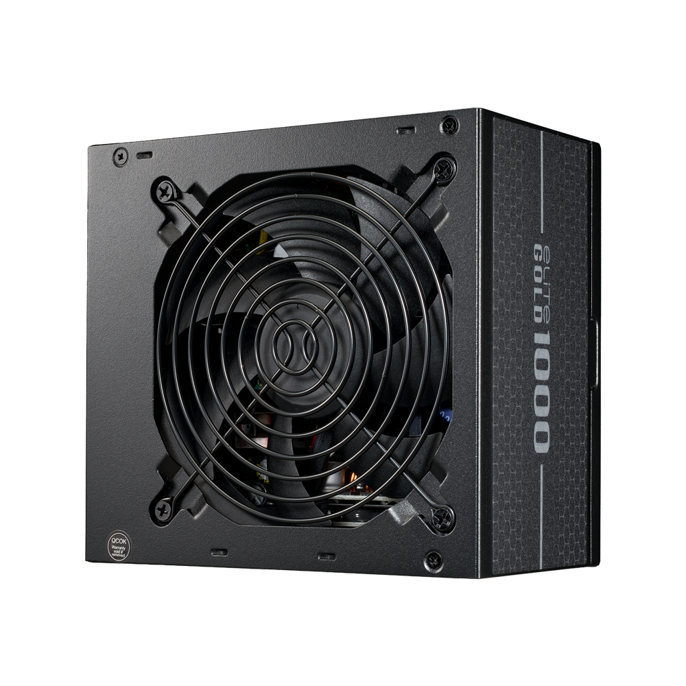 Cooler Master Elite Gold 1000W 80 PLUS GOLD Fully Modular ATX 3.1 Power Supply - Black