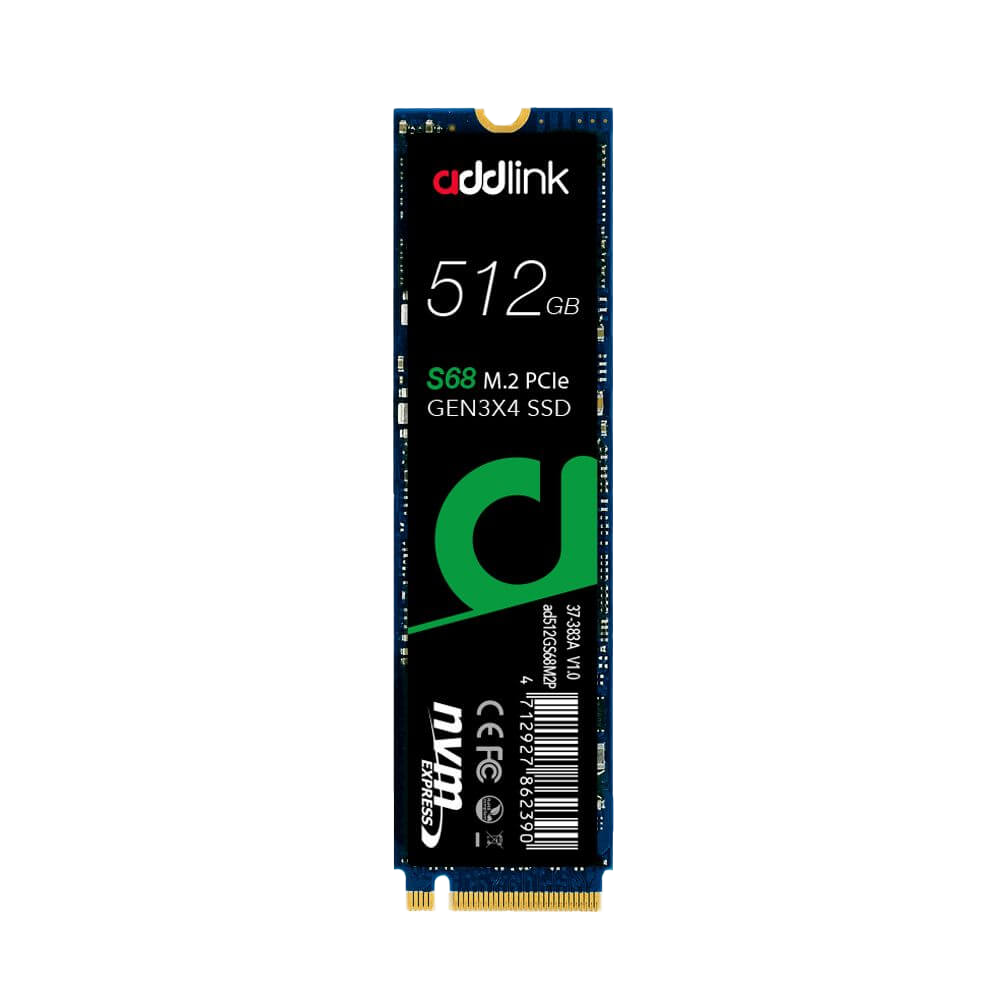 ADDLINK S68 M.2 2280 NVMe SSD,(R-2100, W-1700)-512GB