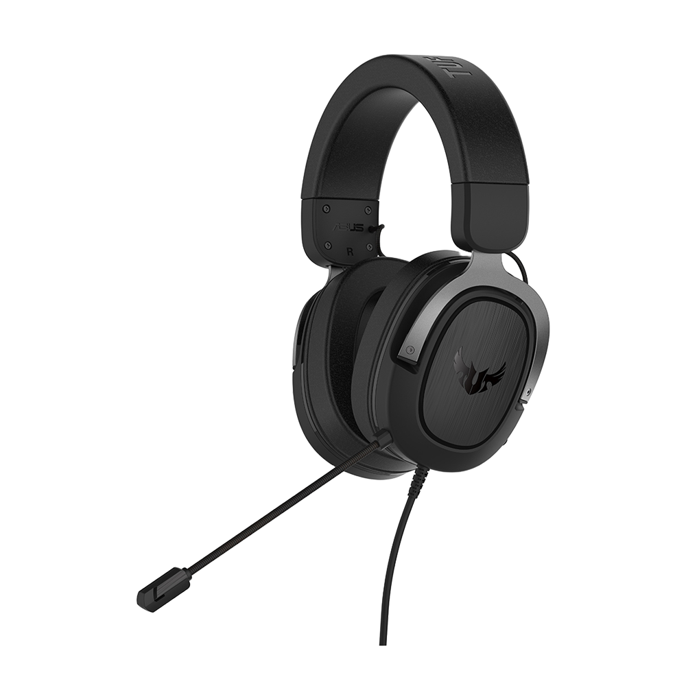 ASUS TUF GAMING H3 Gun Metal Wired Headphone - Black