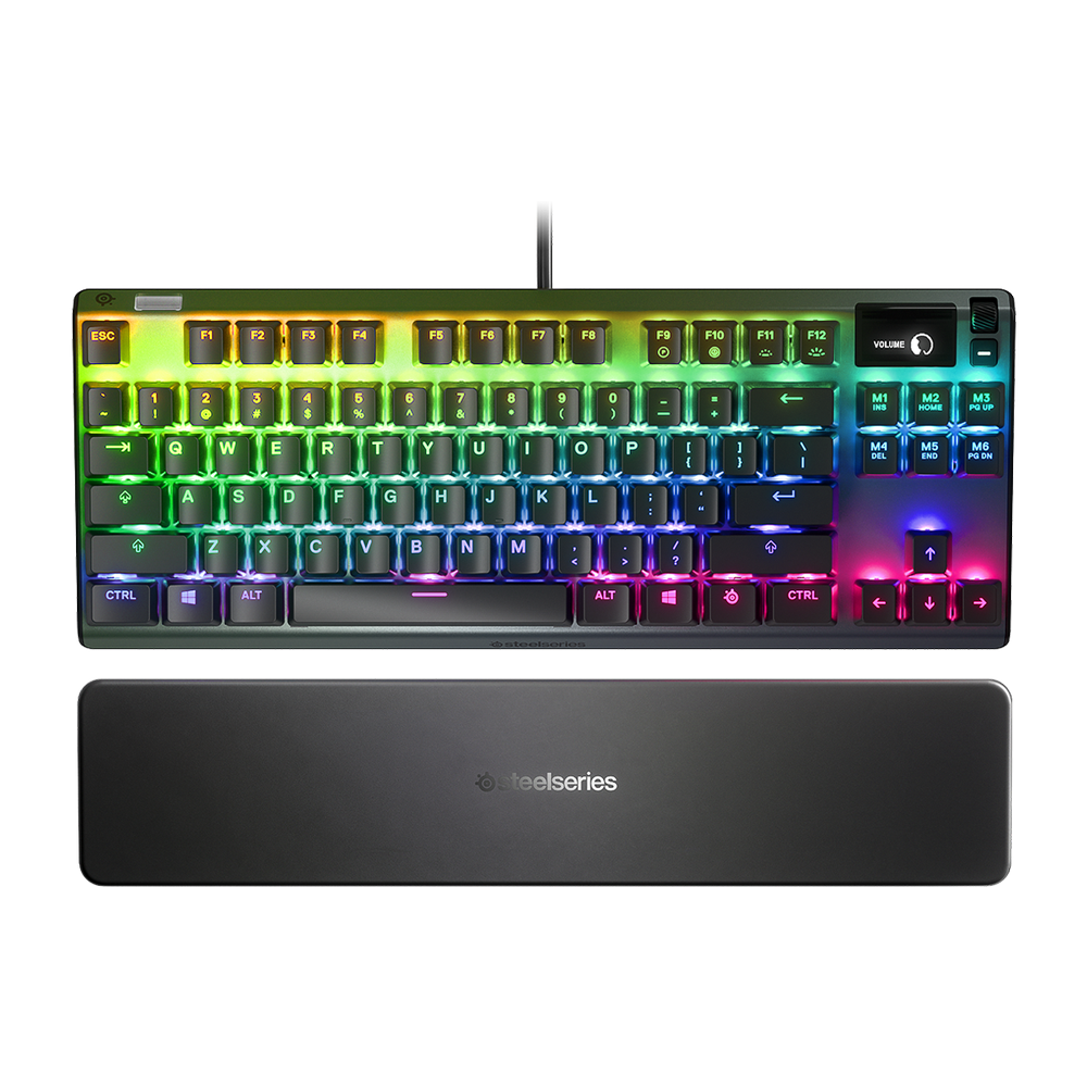 STEELSERIES APEX 7 TKL RGB Red Switch Wired Mechanical Gaming Keyboard - Black