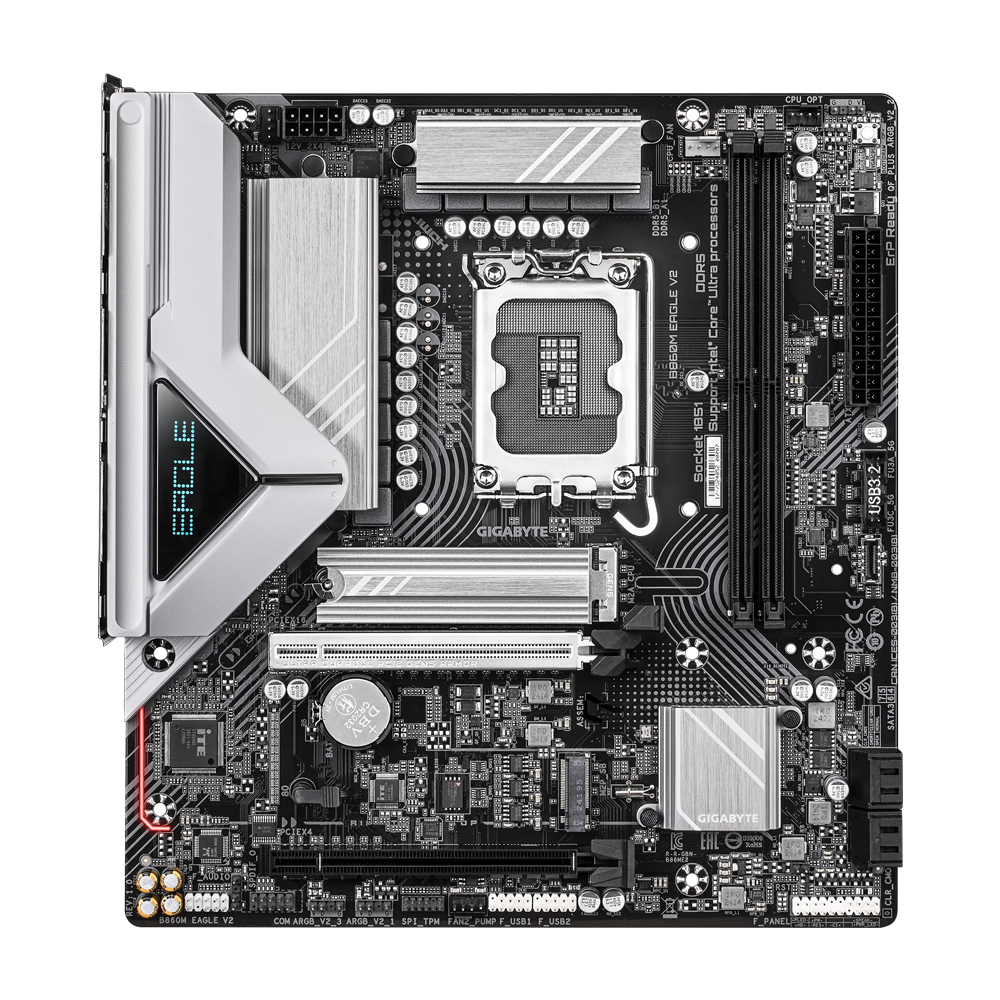 GIGABYTE B860M EAGLE V2 DDR5 Gaming Motherboard - Black