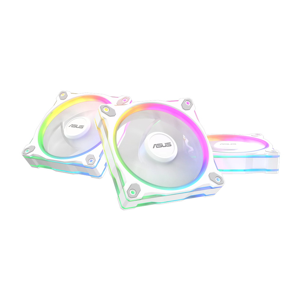 ASUS PRIME MR120 ARGB Triple Pack Fan - White