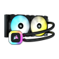 CORSAIR H100 RGB 240mm Liquid CPU Cooler - Black