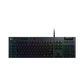 LOGITECH G815 Lightsync RGB Wired Low-Profile GL Tactile Mechanical Keyboard - Black