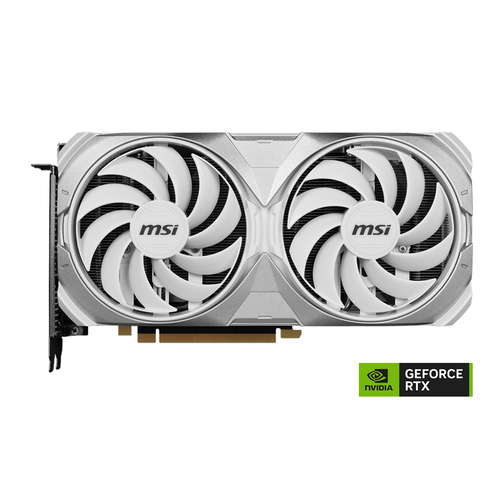 MSI NVIDIA GEFORCE 4070 TI SUPER VENTUS 2X OC 16GB Graphics Card - White