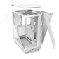 NZXT H6 Flow RGB (2023) Compact Dual-chamber ATX Case with RGB Fans - All White