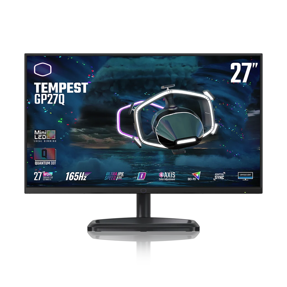 COOLER MASTER GP27-FQS 27 Inch Ultra IPS QHD 165Hz Gaming Monitor - Black
