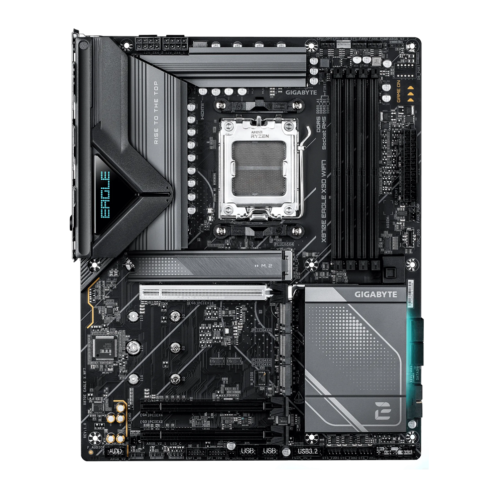 GIGABYTE X870E EAGLE X3D WIFI7 Motherboard - Black