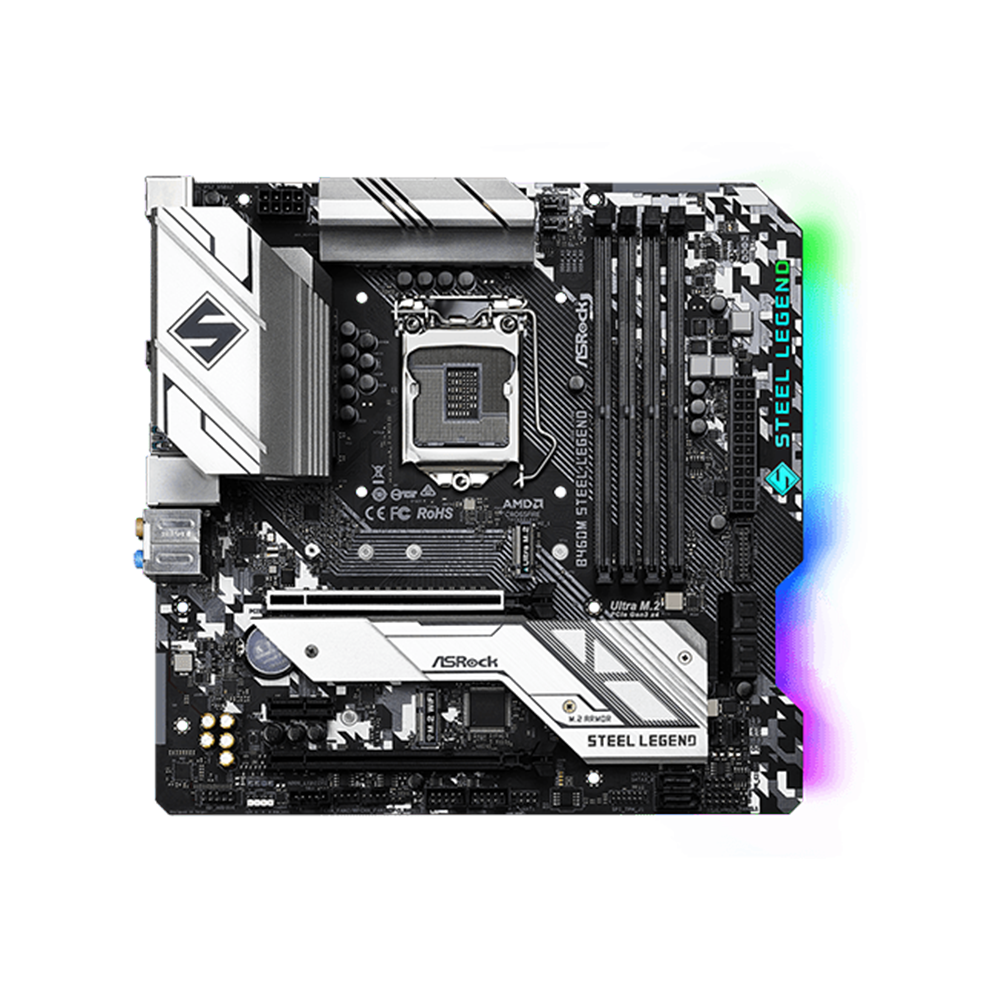 ASRock B460M Steel Legend Micro ATX Motherboard