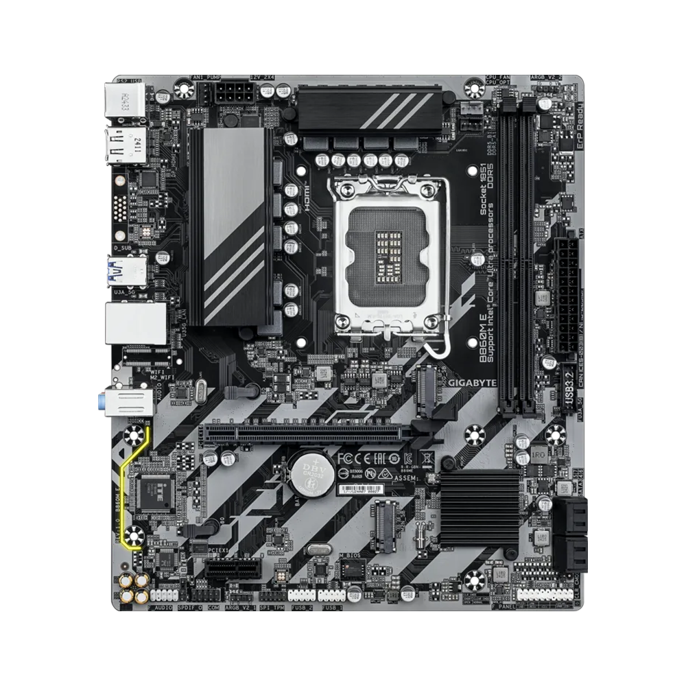 GIGABYTE B860M-E DDR5 Motherboard - Black