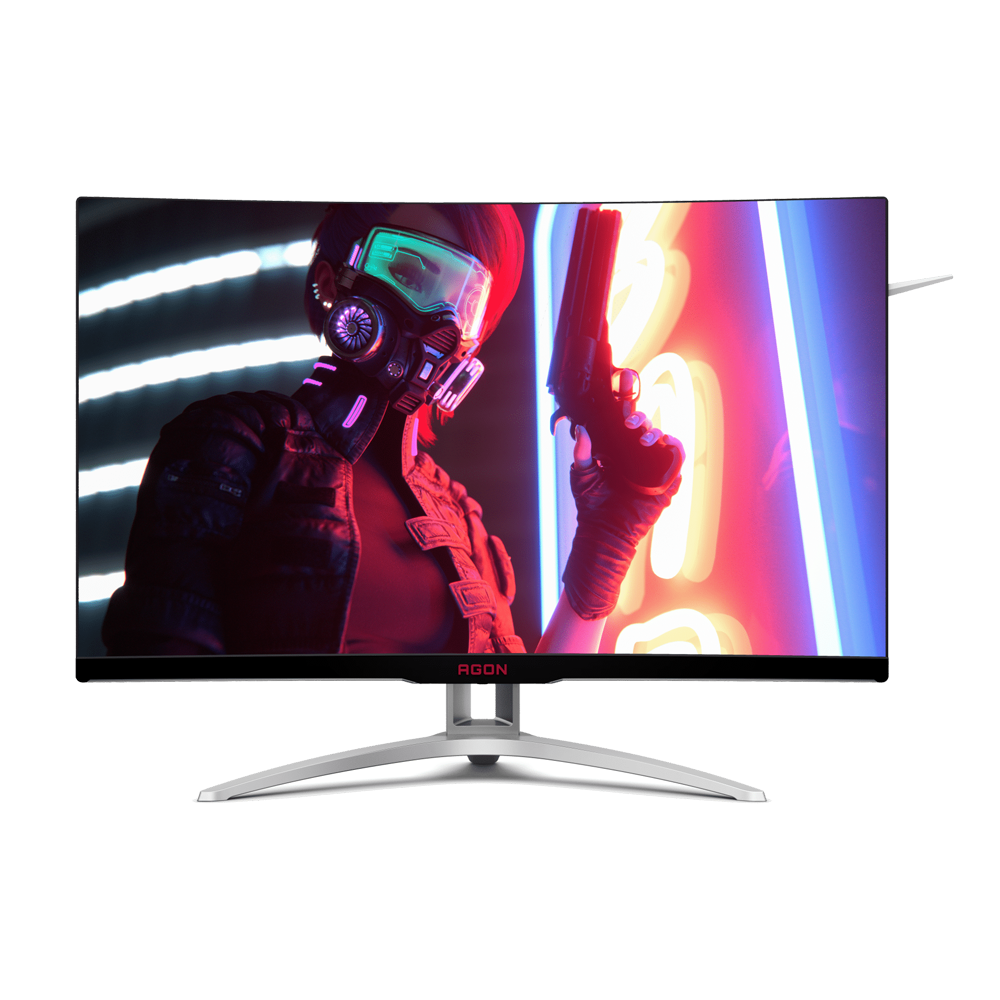 AOC AG322FCX1 31.5 Inch 144Hz FHD 1ms Curved Monitor - Black